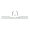 Imagem de Cen.pl. f. 2 gng modular jack w. label fld  dust slide lotus white Sys. Des.