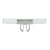 Imagem de Cen.pl. f. 2 gng modular jack w. label fld  dust slide lotus white Sys. Des.
