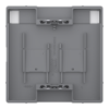 Imagem de Cen.pl. f. 2 gng modular jack w. label fld  dust slide ss. Sys.Des.