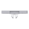 Imagem de Cen.pl. f. 2 gng modular jack w. label fld  dust slide ss. Sys.Des.