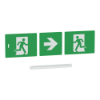 Imagem de Kit de Sinaletica de Saida Exiway Light rectangular visibilidade de 20 m