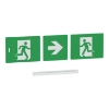 Imagem de Kit de Sinaletica de Saida Exiway Light rectangular visibilidade de 20 m