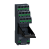 Imagem de Rxz push em encaixe com aperto de contacto em separado 12a / 6a para reles rxm2 / rxm4