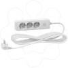 Imagem de Unica extend - Schuko trailing lead - 3 gangs - white