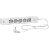 Imagem de Unica extend - Schuko trailing lead - 5 gangs - with USB port - white