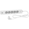 Imagem de Unica extend - Schuko trailing lead - 5 gangs - with USB port - white