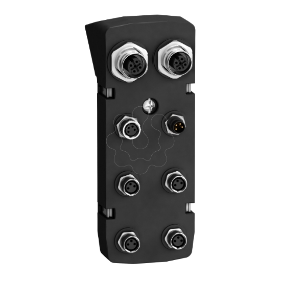 Imagem de Connector module Lexium 32i Ethernet M124 Inputs M8 Source STO