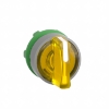 Imagem de Cabeca selector iluminado  amarelo 3 posicoes  retorno esquerda -centroen