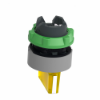 Imagem de Cabeca selector iluminado  amarelo 3 posicoes  retorno esquerda -centroen