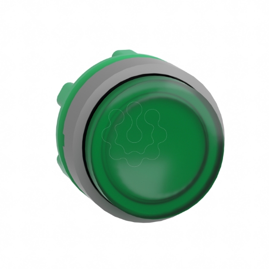 Imagem de Cabeca verde led  botao   luminosous saliente  cor  cim