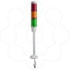 Imagem de Harmony XVM Modular tower lights aluminium support tube with fixing plate red/orange/green O45 steady super bright LED 24 V AC/DC