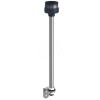 Imagem de Fixacao de suporte metalico com poste de aluminio de 400 mm para iluminacao de torre modular preto   o60