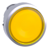 Imagem de Cabeca do pulsador iluminada yelllow o22 retorno de mola para led integral