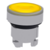 Imagem de Cabeca do pulsador iluminada yelllow o22 retorno de mola para led integral