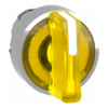 Imagem de Cabeca selector iluminado amarillo 3 posicoes retorno cen