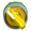 Imagem de Cabeca selector iluminado  amarelo 2 posicoes fijas  cor cim