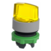 Imagem de Cabeca selector iluminado  amarelo 2 posicoes fijas  cor cim