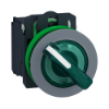 Imagem de Selector flush verde 2 posicoes fixas 24vac/dc