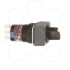 Imagem de Monolithic selector switch Harmony XB6E square black O 16 projecting handle 2 positions 2CO