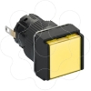 Imagem de Monolithic pilot light Harmony XB6E square O 16 IP65 yellow integral LED 24VDCpolarised connector