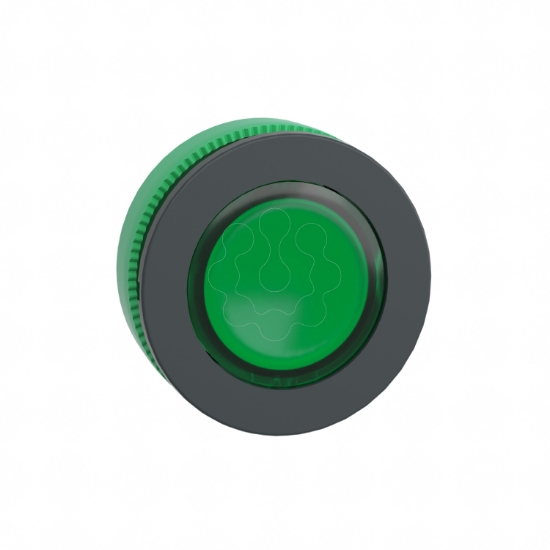 Imagem de Head for illuminated push button Harmony XB5 XB4 flush mounted green flush caps pushbutton legend insertion