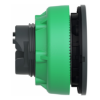 Imagem de Head for illuminated push button Harmony XB5 XB4 flush mounted green flush caps pushbutton legend insertion
