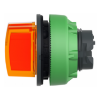 Imagem de Head for illuminated selector switch Harmony XB5 flush mounted orange 3 pos return center