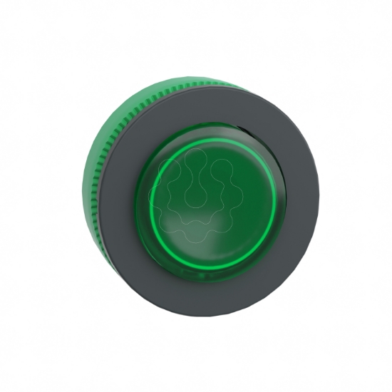 Imagem de Outgoing led cabeca  botao flush   luminosous verde