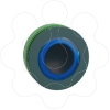 Imagem de Head for illuminated push button Harmony XB5 flush mounted blue flush caps pushbutton integral LED ring