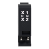 Imagem de Bloco luminoso Harmony XB4 Harmony XB5 branco para cabeca 22mm LED universal conector de encaixe 24V AC/DC