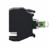 Imagem de Bloco luminoso Harmony XB4 Harmony XB5 branco para cabeca 22mm LED universal conector de encaixe 230...240V