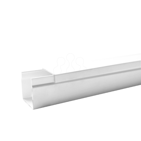 Imagem de Dexson - trunking - 40x40 mm - 1 compartment - w/o adhesive - PVC - white