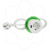 Imagem de Nova Unica system - Tomada secretaria 2P+T+1xUSB US Branco