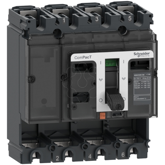 Imagem de ComPacT BLOCO DE CORTE NSX100F 36kA CC 4P 100A