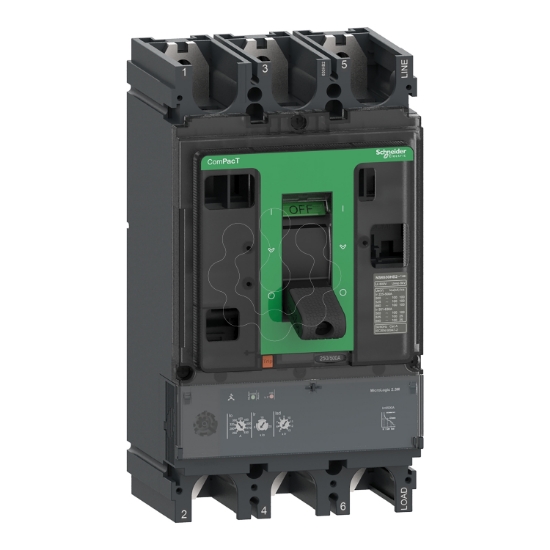 Imagem de ComPacT DISJUNTOR NSX400H 70kA CA 3P3D 320A 2.3M