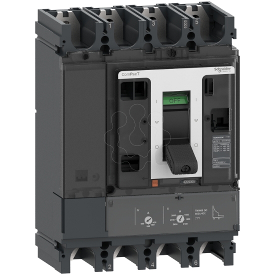 Imagem de ComPacT DISJUNTOR NSX400S 100kA CC 4P 400A TMD