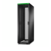 Imagem de Easy Rack 600mm/42U/1000mm com teto painel lateral rodas pes e 4 suportes sem fundo preto