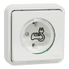 Imagem de Mureva Styl - Tomada Veiculo eletrico - Obturadores - Contactos reforcados - Encastravel - IP55 - 16A - Branco