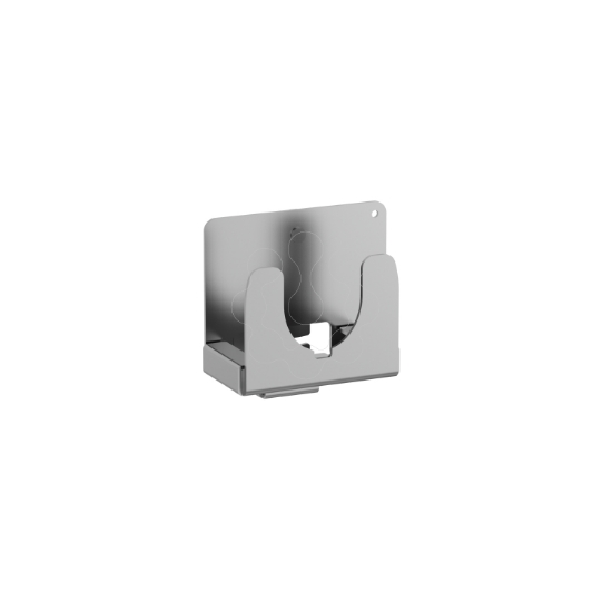 Imagem de Suporte para o cabo EVlink Pro AC Metal instalado junto ao kit metalico