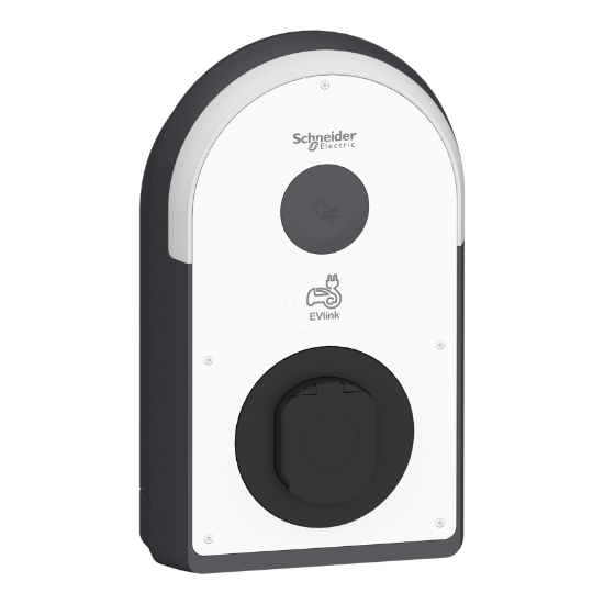 Imagem de Carregador EVlink Pro AC/AC Metal 22kW 32A 3P+N tomada T2S RCD B EV MNx aux.