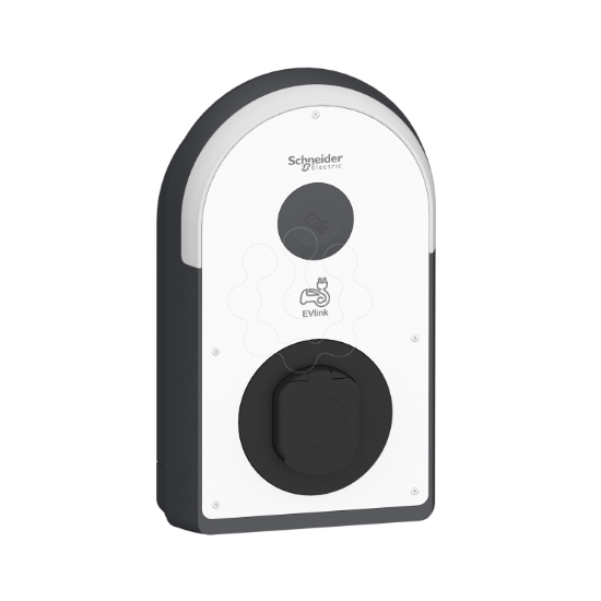 Imagem de Estacao de carregamento EVlink Pro AC/AC Metal 22kW 32A 3P+N tomada T2S RDC DD 6mA