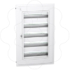 Imagem de PrismaSet XS Quadro 5 filas 24 modulos porta transparente encastrar