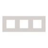 Imagem de Nova Unica   Quadro 3 elementos Deco Cinzento Claro