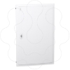 Imagem de PrismaSet XS Quadro 5 filas 24 modulos porta branca encastrar