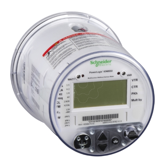 Imagem de Analisador ION8650 128MB 9S/29S/36S 120VAC/160VDC 50Hz Ethernet No I/O password
