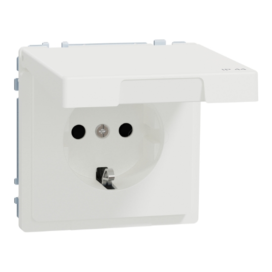 Imagem de D-Life - Tomada 2P+T IP44 - Branco Mate