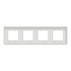 Imagem de Nova Unica   Quadro 4 elementos Deco Branco