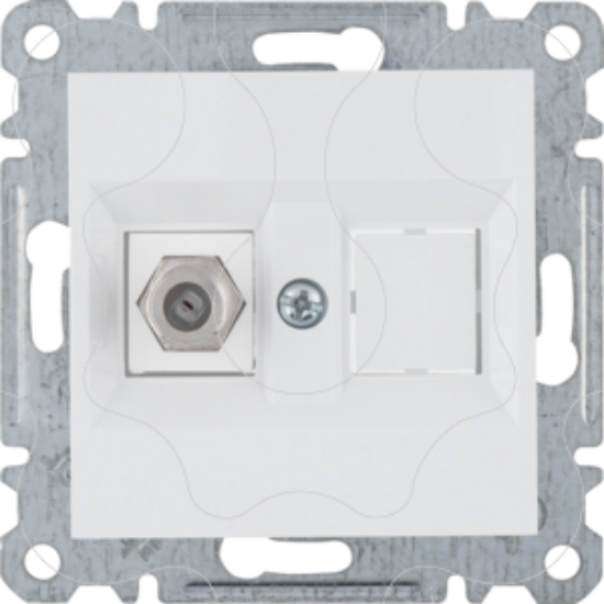 Imagem de lumina 2 Tomada simples “tipo F”, branco