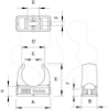 Imagem de Abracadeira OBO Quick resistencia fio incandescente M32 PP cinzento pedra 7030
