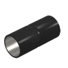 Imagem de Uniao metalica sem rosca O16mm St PE50 preto 9005